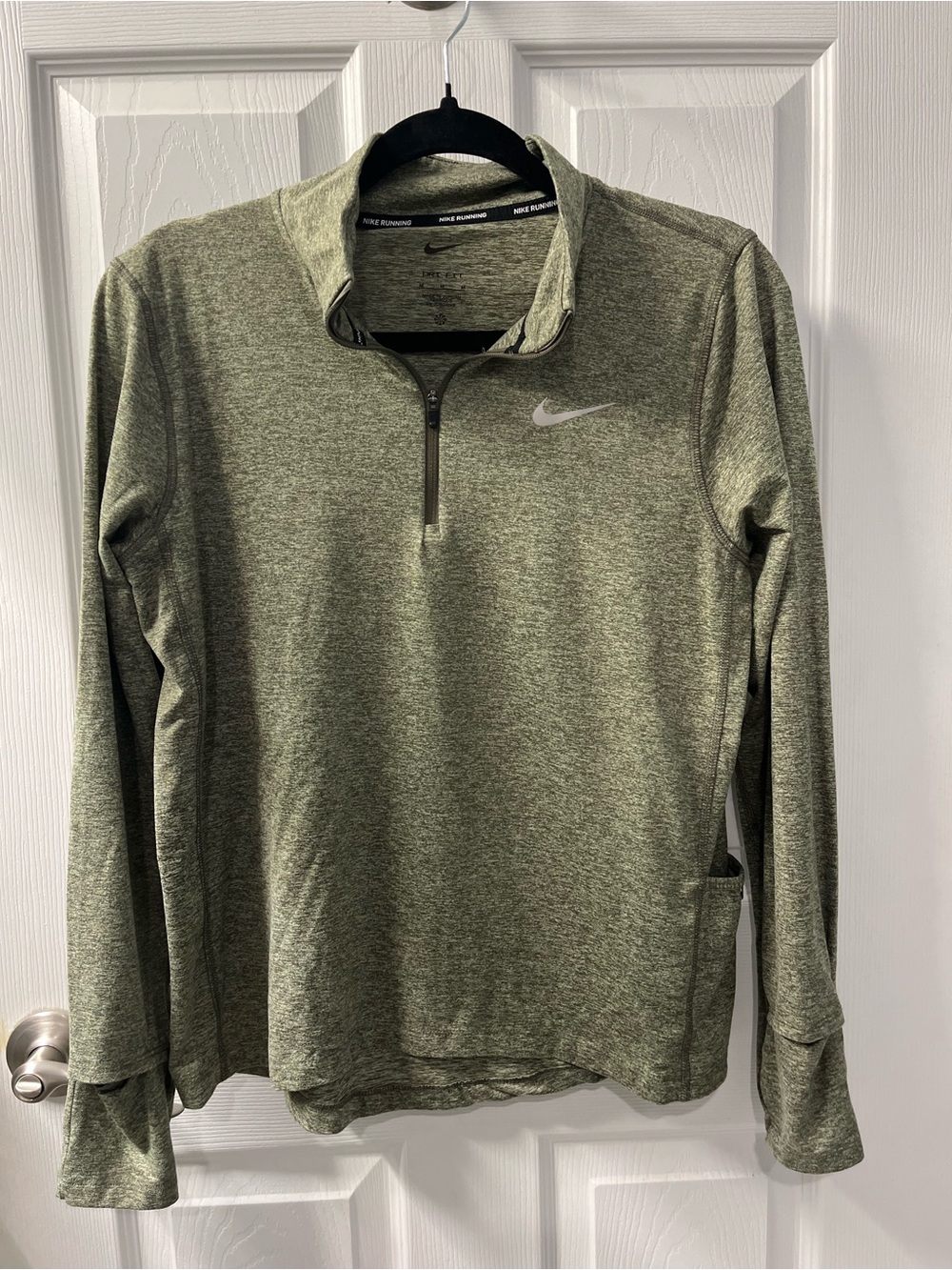 Dri-fit Nike running quarter zip top